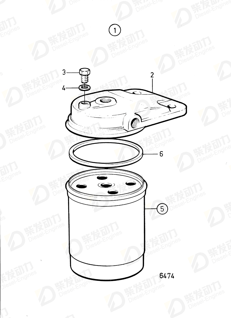 volvo penta Filter 829913 Drawing volvo penta Filter 829913 Drawing